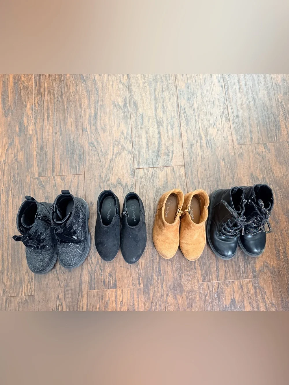 Lot of 4 Toddler Boots Sz 8: Cat & Jack and Old Navy